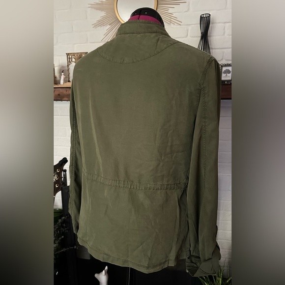 GUC Sanctuary Women’s Military Jacket Snap Buttons in Safari Green - Large - Picture 2 of 7